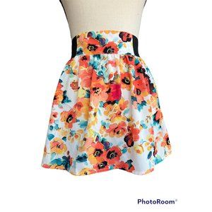 Joe B Floral Skirt Womens XS